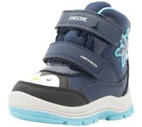 Geox Baby Girls B Flannel B ABX Ankle Boot, Navy Turquoise, 4.5 UK Child