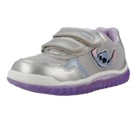 Geox Baby Girls' B Lightyloo Girl C Trainers, Silver Lilac, 5 UK