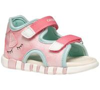 Geox Baby Girls B Sandal IUPIDOO Gir, Salmon/White, 5 UK Child