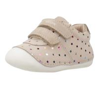 Geox Baby Girls B TUTIM First Walker Shoe, Beige/LT Gold, 4.5 UK Child