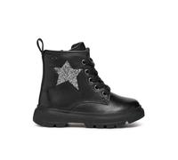 Geox Baby Girls Kiddartah Ankle Boot, Black, 4 UK Child