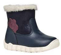 Geox Baby IUPIDOO Girl B Ankle Boot, Navy/Prune, 2 UK Child
