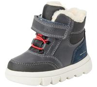 Geox Baby Willaboom Boy B AB Ankle Boot, Navy red, 3.5 UK Child