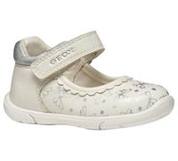 Geox Baby ZAPITO Girl B Sneaker, White/Silver, 3.5 UK Child