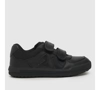 Geox Black Arzach 2v Boys Youth Trainers UK 3 (EU 36)