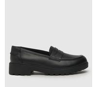 Geox Black Casey Loafer Girls Youth Shoes UK 6 (EU 39)