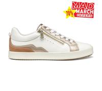 Geox D BLOMIEE J, Women’s Sneaker, Optic White/Nude,