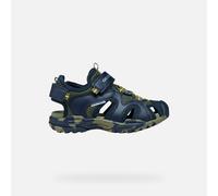 Geox Boy's J Borealis C Sandal, Navy Military, 9 UK