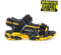 Geox J Borealis BOY E, Boys’ Sandal, Black/Yellow,