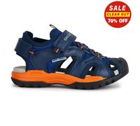 Geox Boy's J Borealis C Sandal, Royal Orange, 13 UK