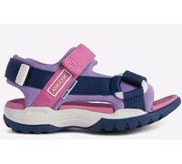 Geox Borealis Kids Girls Sandals | Sandals | Navy/Lilac | UK Size 11