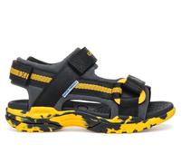 Geox Borealis Water-Friendly Boys Sandals | Sandals | Black/Yellow | UK Size 1.5
