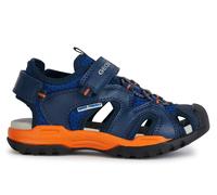 Geox Borealis Water-Friendly Boys Sandals | Sandals | Royal/Orange | UK Size 1.5