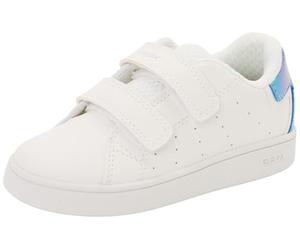 Geox Boy Girl B Eclyper Girl A Basketball, White Bluette, 9 UK
