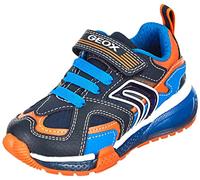 Geox Bayonyc B Bungee Navy Kids trainers J16FEA-C0659 in a Plain Man-made in Size 32