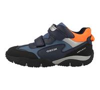 Geox Baltic Boy Tex Navy Kids boys boots J2642A-C0659 in a Plain Man-made in Size 32