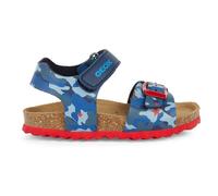Geox Boys' B Chalki Boy Sandals, Navy red, 4.5 UK
