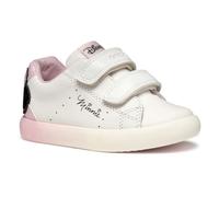 Geox Boy's B GISLI Girl D Sneaker, White/Pink, 6 UK Child