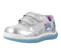 Geox Boy's B LIGHTYLOO Girl A Sneaker, Silver/Sky, 10 UK Child