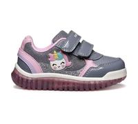 Geox Boy's B LIGHTYLOO Girl Sneaker, Grey, 7.5 UK Child