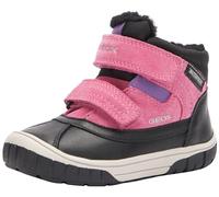 Geox Boy's B Omar Girl WPF Ankle Boot, Black Fuchsia, 7 UK Child