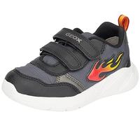 Geox Boys' B Sprintye Boy C Trainers, Black Red, 7 UK