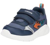 Geox Boys' B Sprintye Boy C Trainers, Dk Blue Orange, 8.5 UK