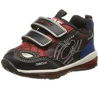 Geox Boys B Todo Boy Sneakers, Navy Red, 7.5 UK Child