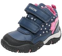 Geox Boy's Baltic Girl B ABX Sneaker, Navy Fuchsia, 4.5 UK Child