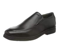 (5 UK, Black) Geox Boys Federico Leather School Shoes