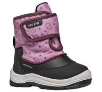 Geox Boy's FLANFIL Girl B ABX Snow Boot, Black/Rose, 10 UK Child