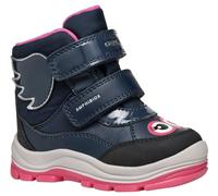 Geox Boy's FLANFIL Girl B ABX Snow Boot, Navy/Fuchsia, 6 UK Child