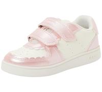 Geox Boys Girls B ECLYPER Girl A Trainers, White/DK Pink, 26 EU