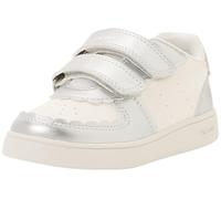 Geox Boys Girls B Eclyper Girl A Trainers, White/Silver, 26 EU