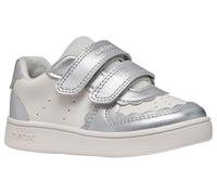 Geox Boys Girls B ECLYPER Girl A Trainers, White/Silver, 27 EU