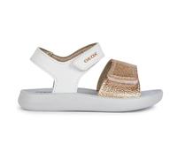 Geox Boy's Girl's B Lightfloppy Sandal, White gold, 7.5 UK Child