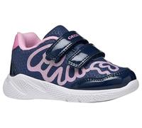 Geox Boys Girls B SPRINTYE Girl A Trainers, Blue/Pink, 27 EU