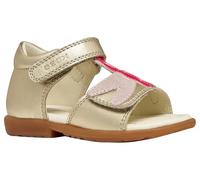 Geox Boys' Girls' B VERRED B Sandal, Platinum/Pink, 27 EU