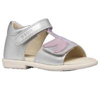 Geox Boys Girls B VERRED B Sandal, Silver/Lilac, 26 EU