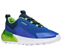 Geox J ACTIVART ILLUMINUS Trainers, Royal/Green, 37 EU / 4 UK