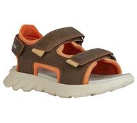 Geox Boys J Airadyum Bo Sandal, Brown Dk Orange, 10 UK Child