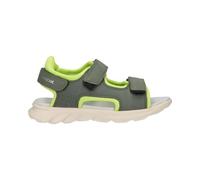 Geox Boys J Airadyum Bo Sandal, Military Lime, 2.5 UK