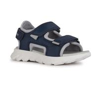 Geox Boys J Airadyum BO Sandal, Navy Grey, 9 UK