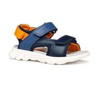 Geox Boys J Airadyum Bo Sandal, Navy Orange, 11 UK Child