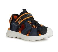 Geox Boys J Airadyum Bo Sandal, Navy Orange, 7.5 UK Child