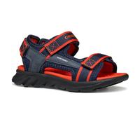 Geox Boys J Airadyum Bo Sandal, Navy Red, 0.5 UK