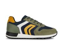 Geox Boys' J Albums Boy B Trainers, Military Navy, 2.5 UK