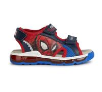 Geox Boys J Android Boy Sandal, Navy red, 9 UK