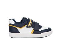 Geox Boy's J Arzach Boy Trainers, Navy-White, 9 UK