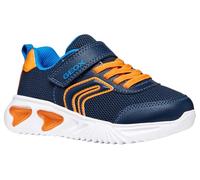 Geox Boys' J Assister Boy C Trainers, Navy Orange, 9 UK